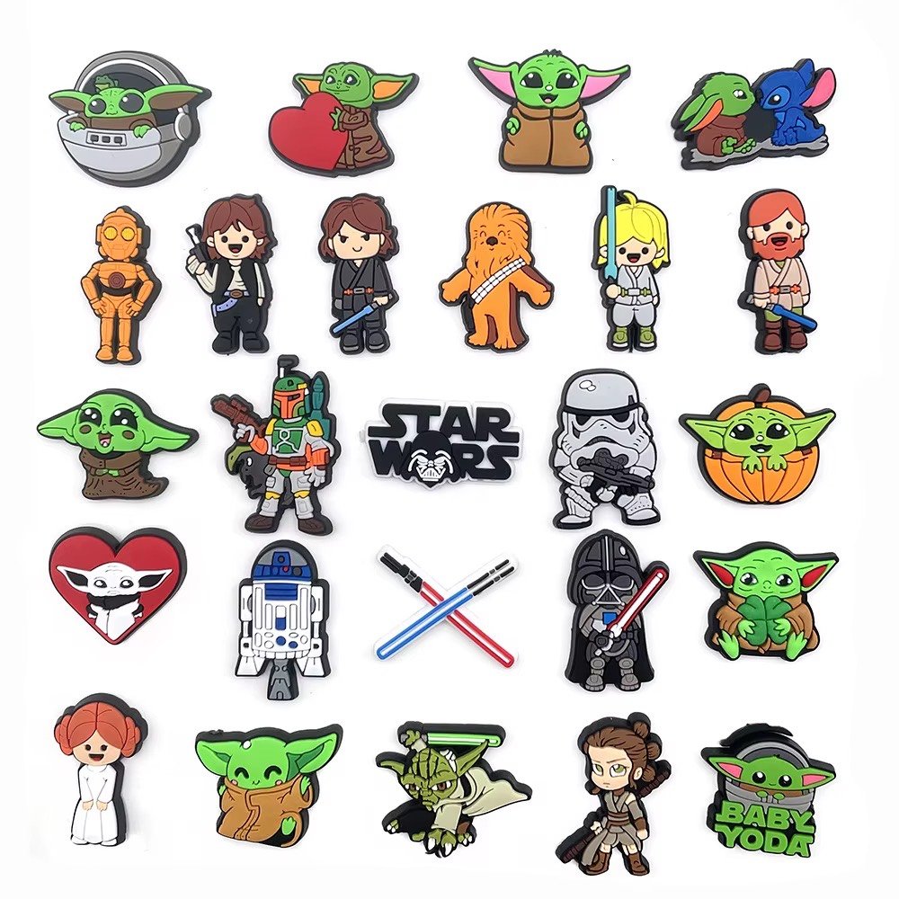 Star Wars figure series: Grogu, droids, Jedi and other characters